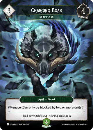 Charging Boar