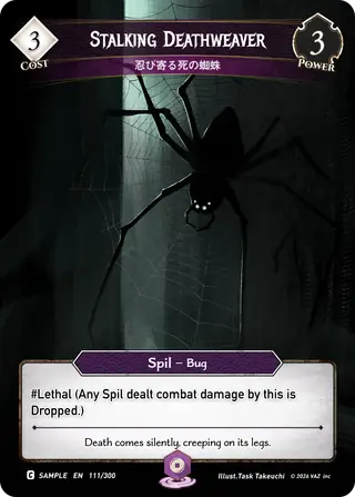 Stalking Deathweaver