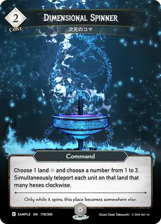 Dimensional Spinner
