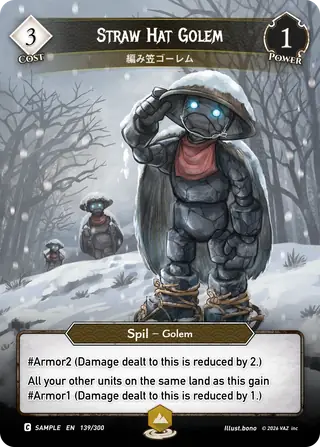 Straw Hat Golem